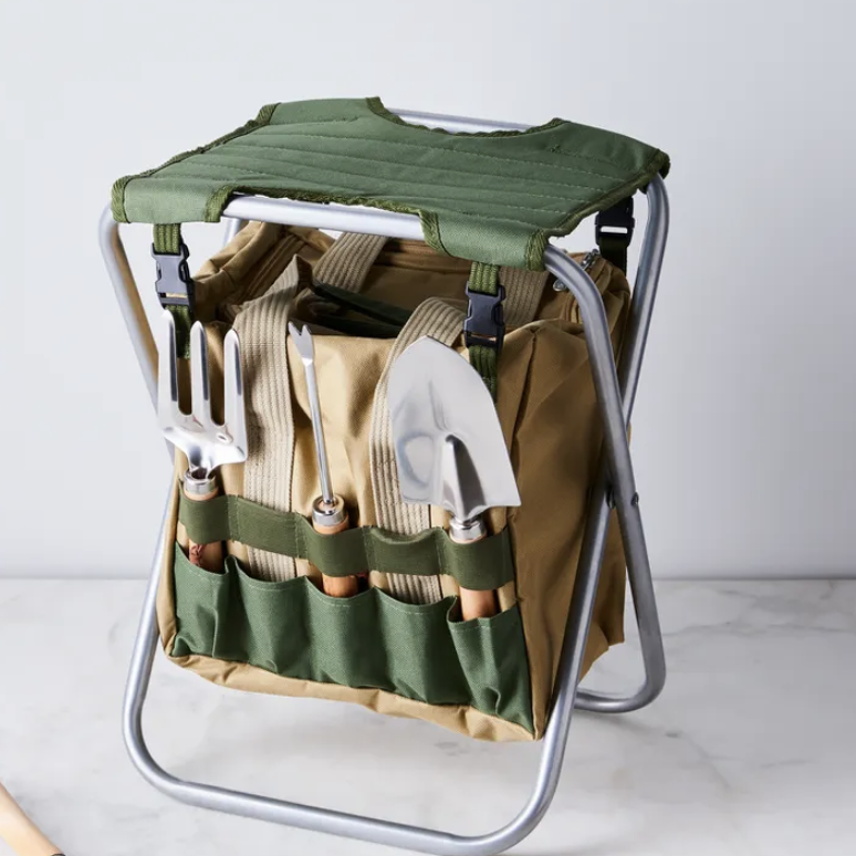 Garden Seat and tools