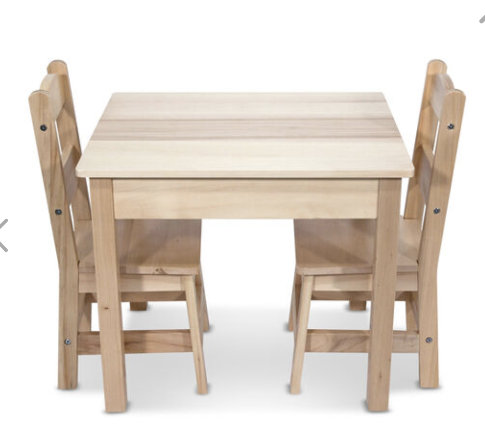 Wood Table w/ Chairs (Copy) (Copy) (Copy)