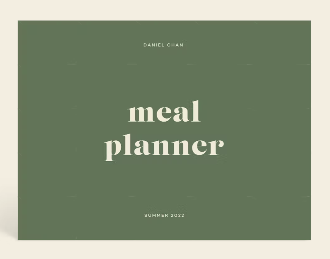 Meal Planner Notepad (Copy)