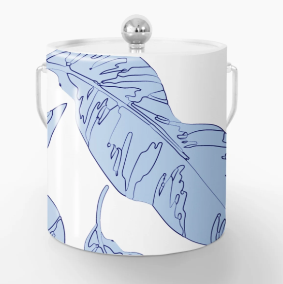 Katie Kime Banana Leaf Ice Bucket