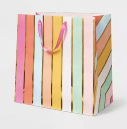 Striped Gift Bag