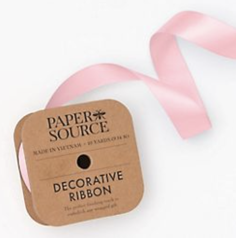 Pretty satin ribbon