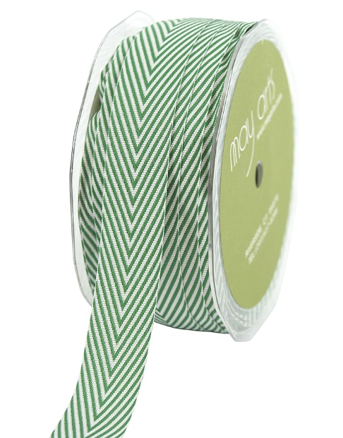 Green Chevron Ribbon
