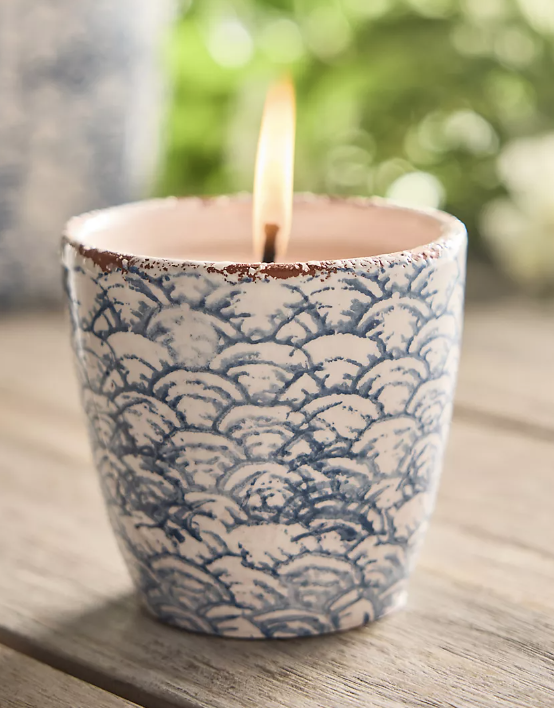 Pretty Citronella Candle