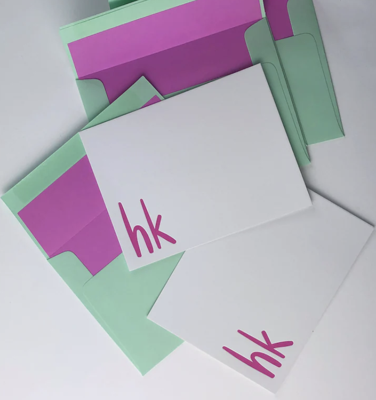 Monogrammed Stationary