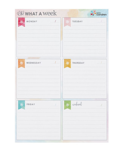 Weekly Planning Pad 