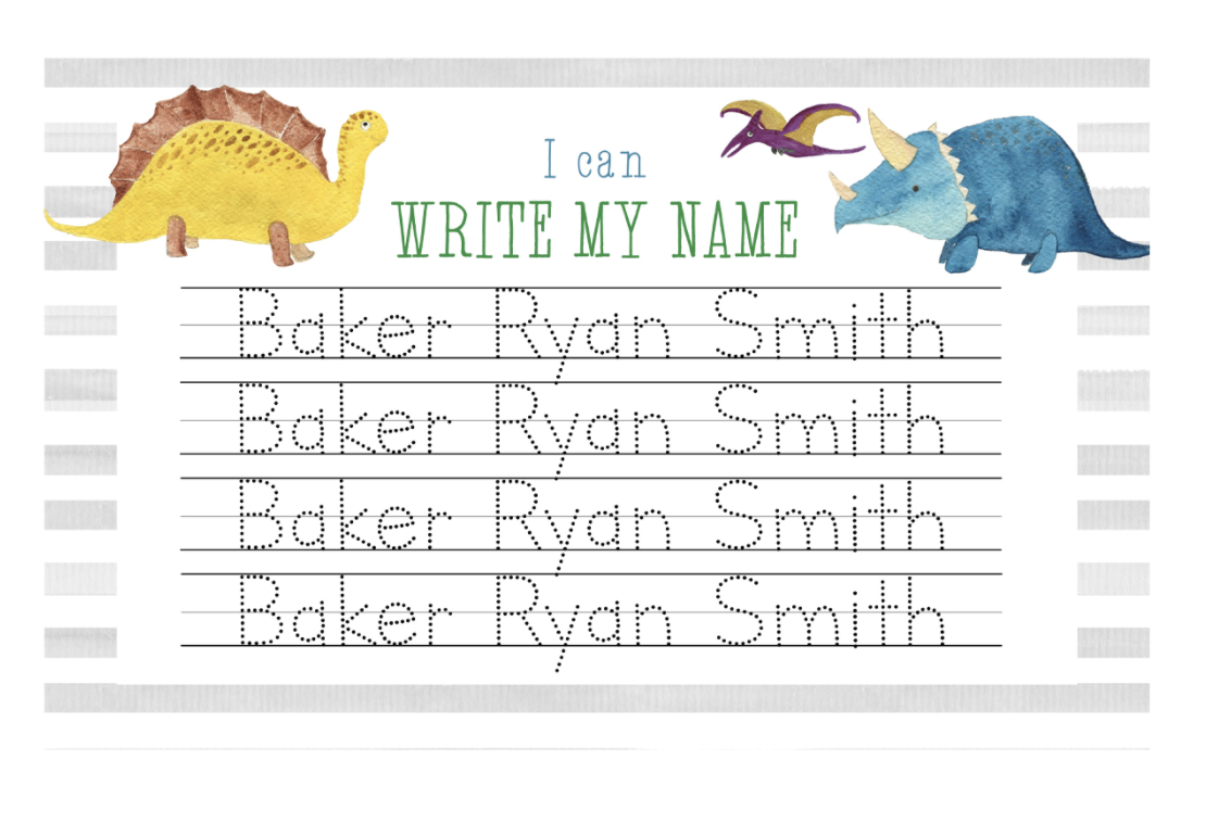 Name Placemat (Copy)