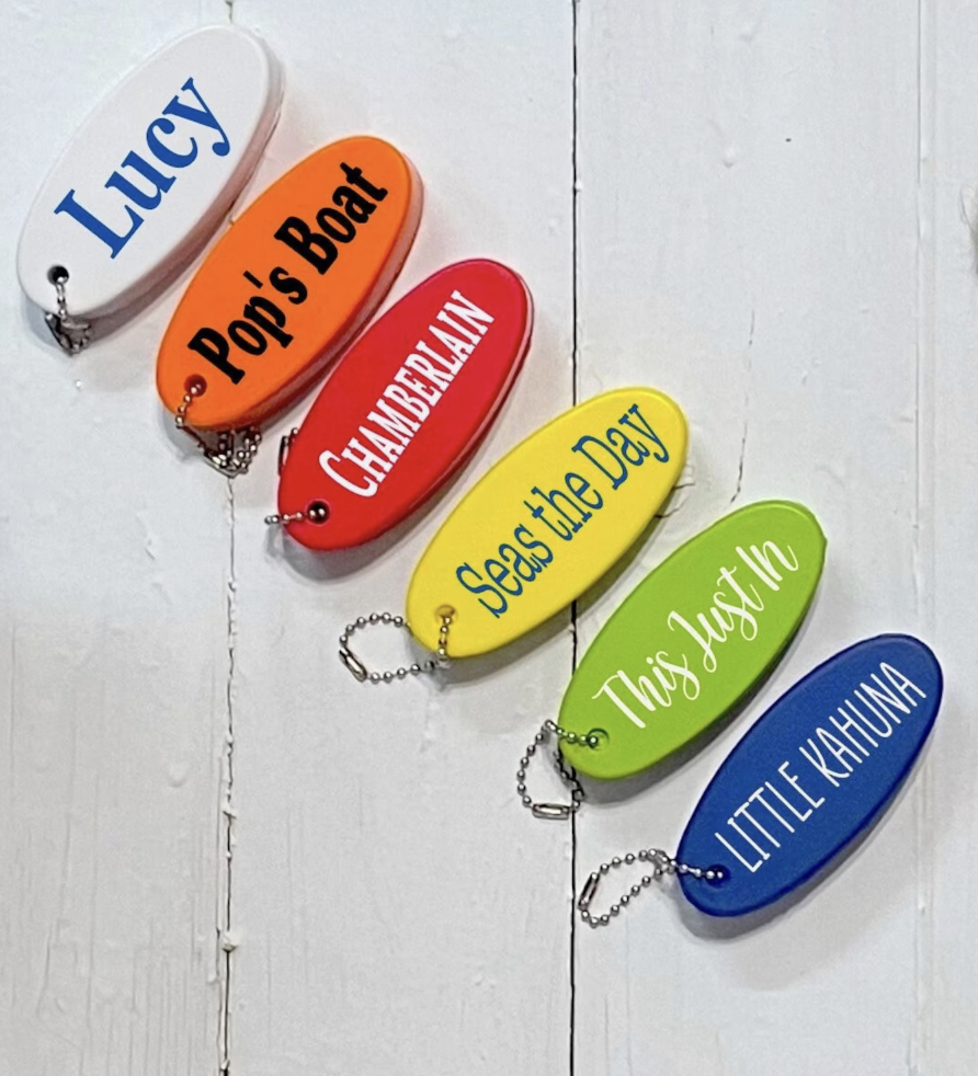Floating Boat Keychain