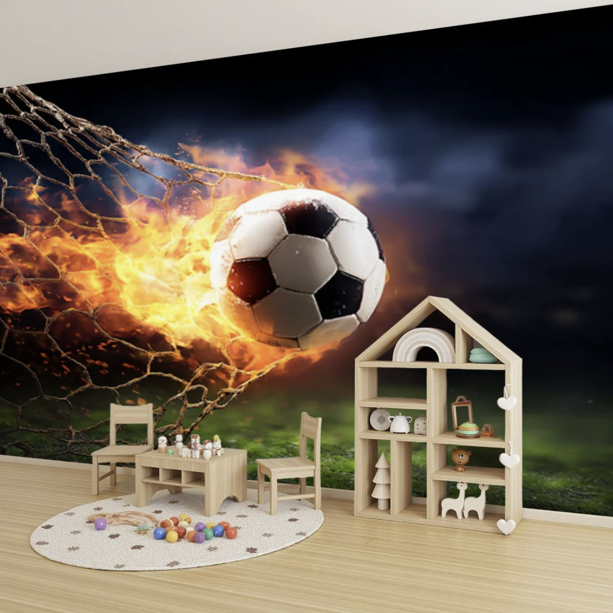 Peel n Stick Soccer Wallpaper