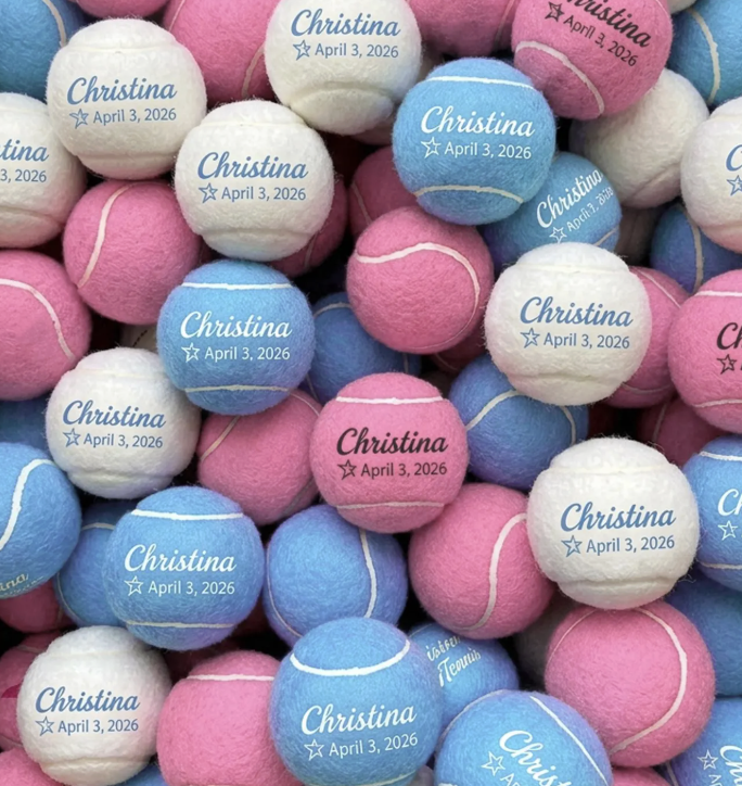 Personalized Tennis Balls