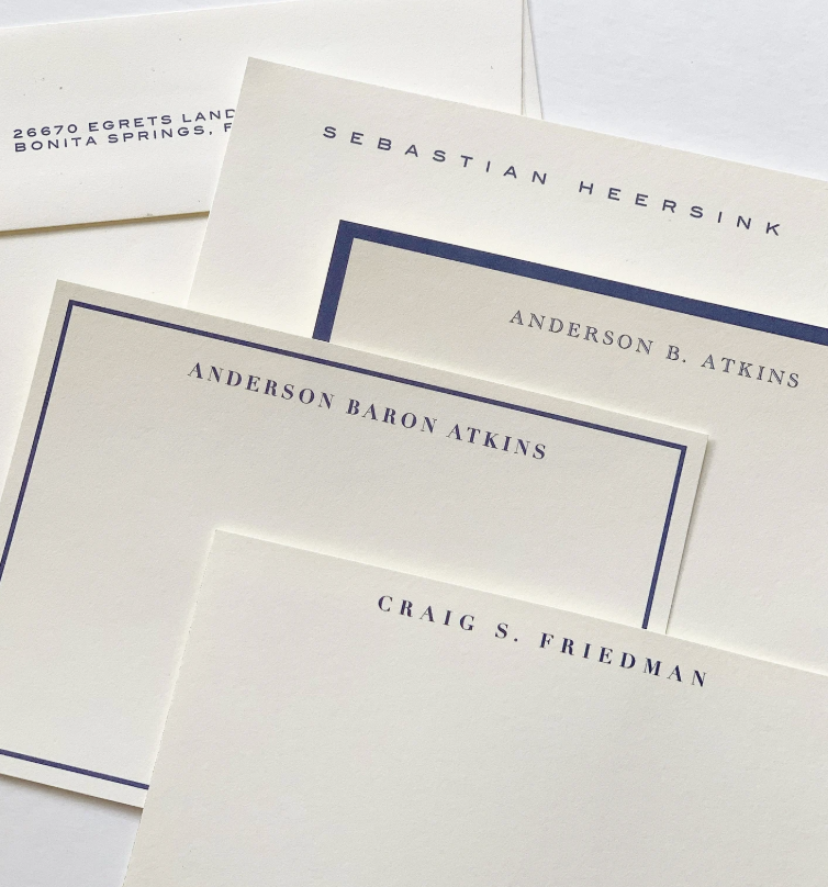 Personalized Men's Stationary
