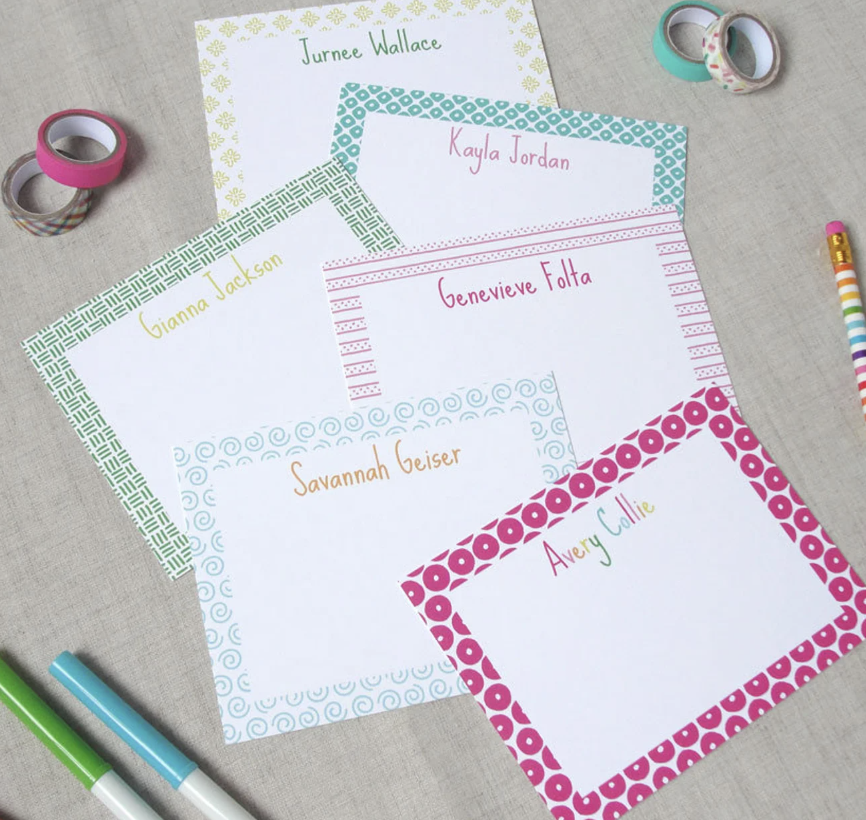 Personalized Kid's Stationary 