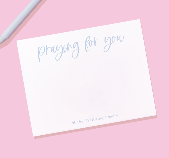 Praying for you cards