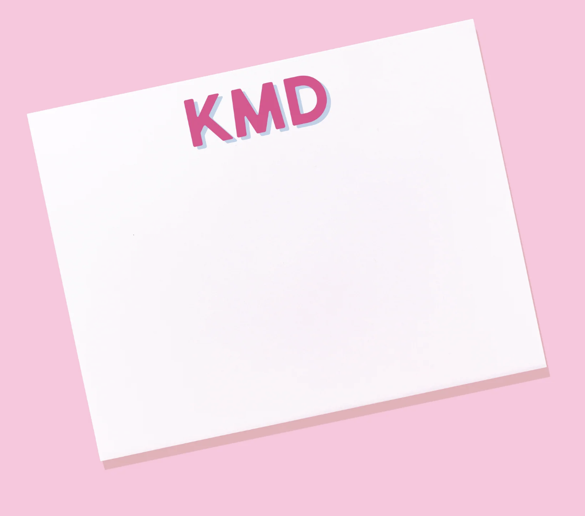 Personalized Monogram Stationary