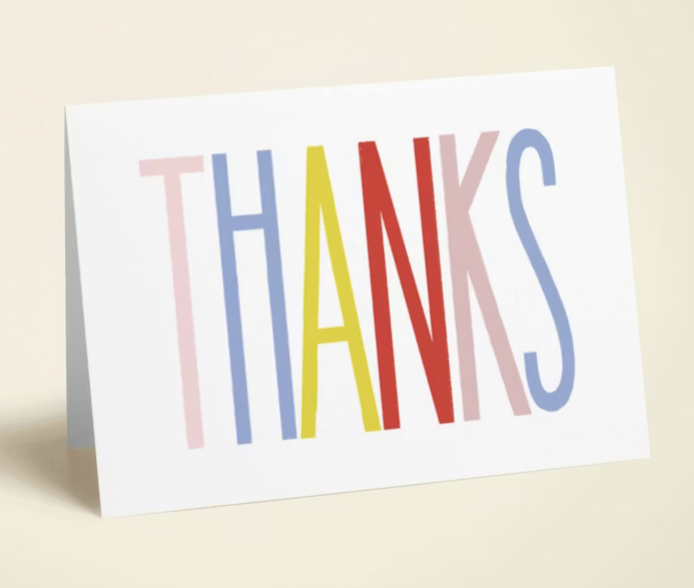 Papier Thank you cards