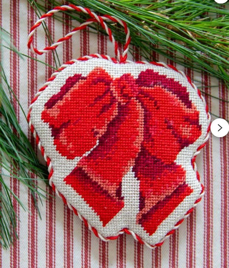 Bow Ornament Canvas