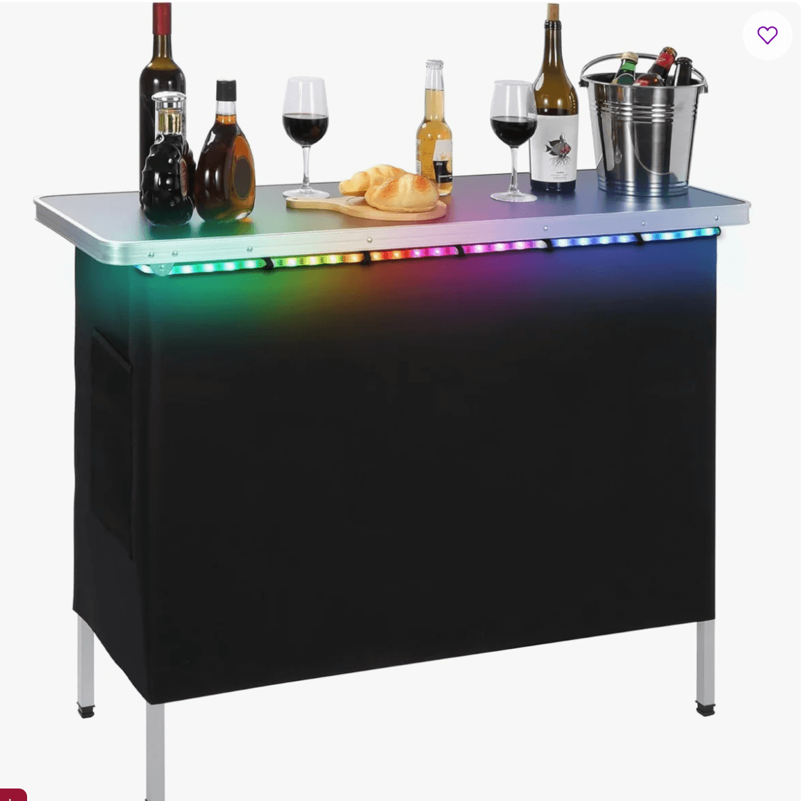 Portable LED Bar Table