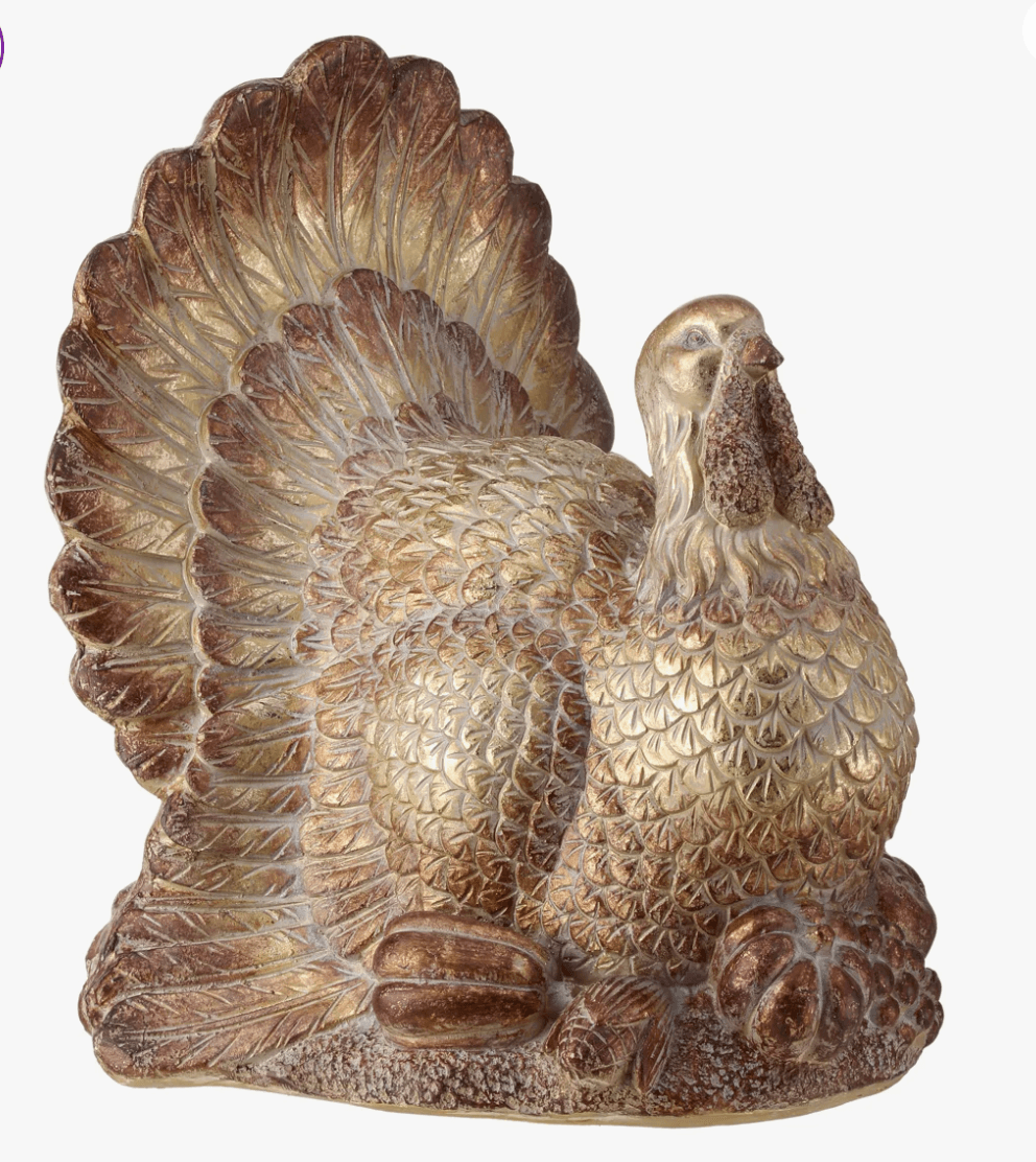 Resin Turkey Decor