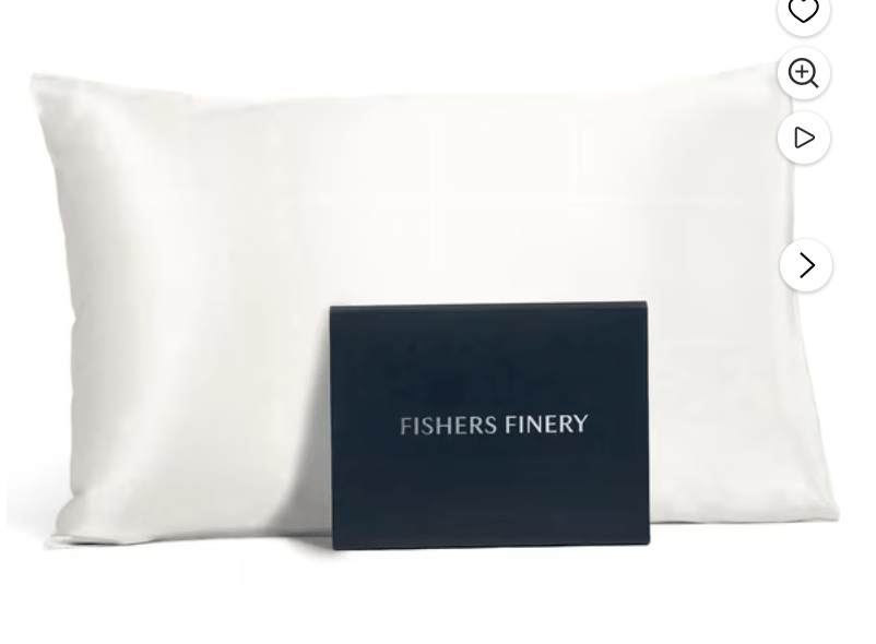Fisher's Finery Silk Pillowcase