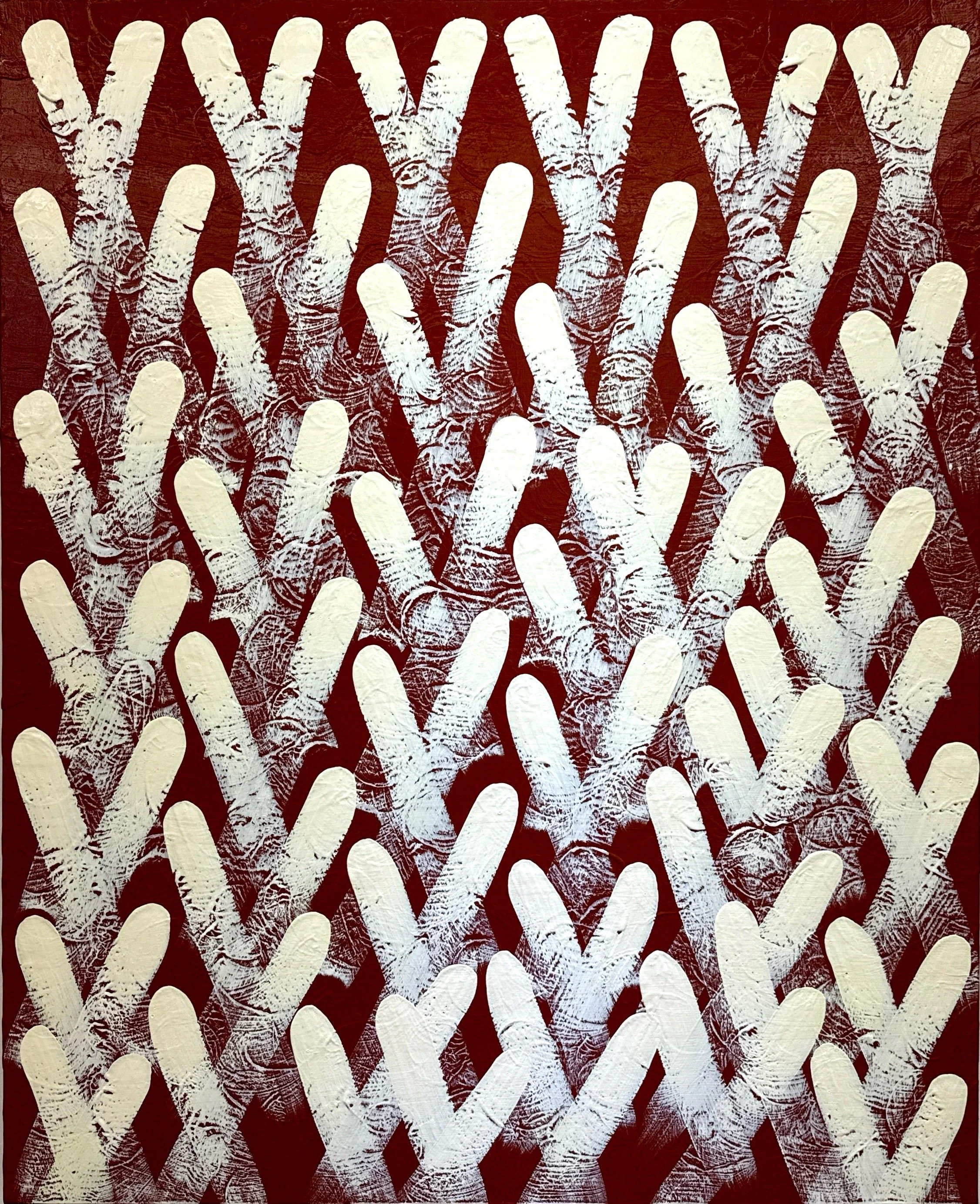 Contemplation#3, 90.9x72.7cm, acrylic on canvas, 2024