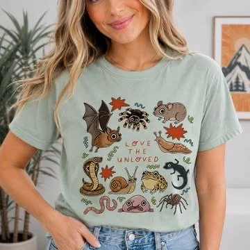 Love the Unloved Animals Graphic T-Shirt Cotton Tee