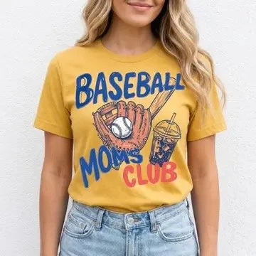 Baseball Moms Club T-Shirt