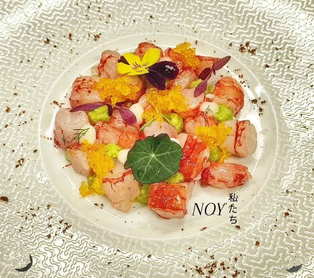 Oltremare, la nostra tartar di gambero rosso. Our Red Prawn Tartar.