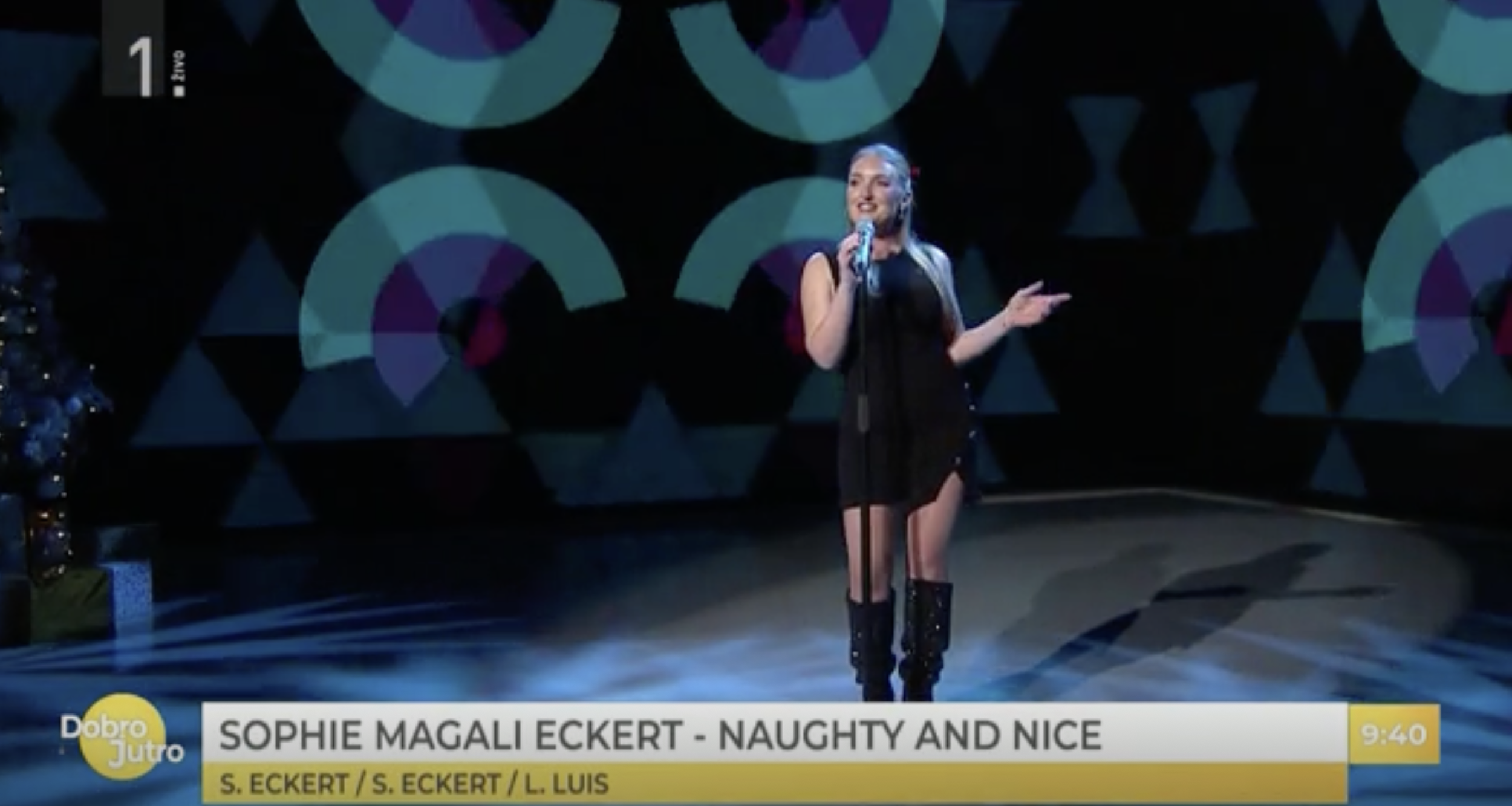 Sophie Magali Oddaja Dobro Jutro Ljubljana Slovenia Naughty and Nice