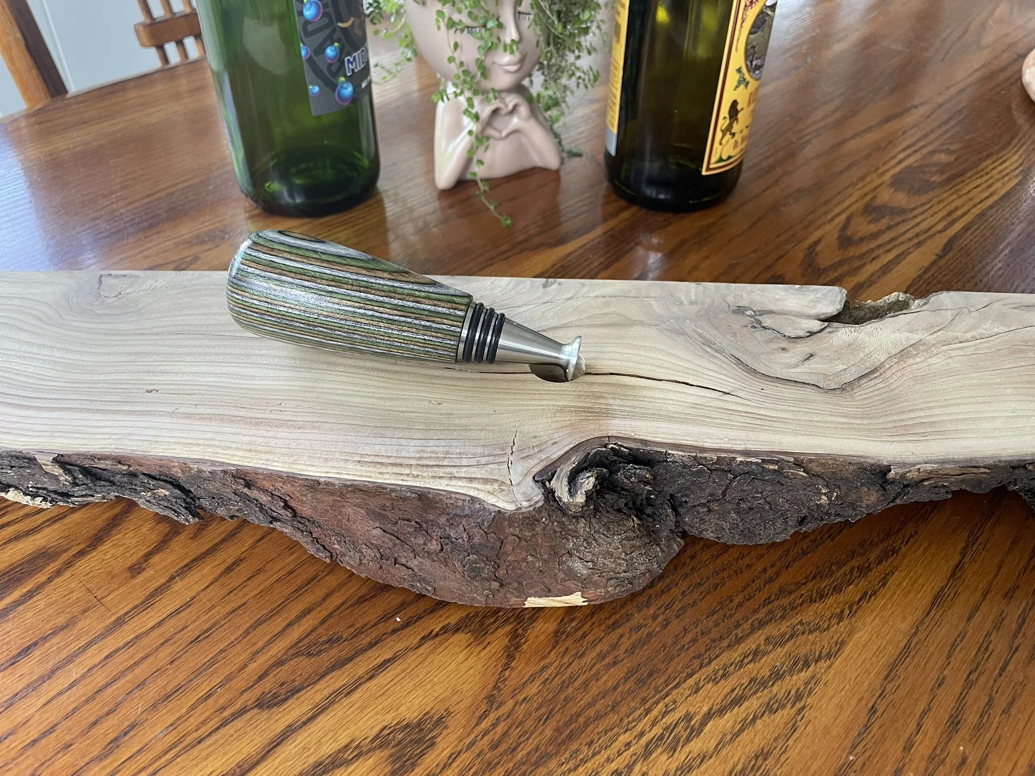 Handcrafted Laminate Wood Bottle Stopper