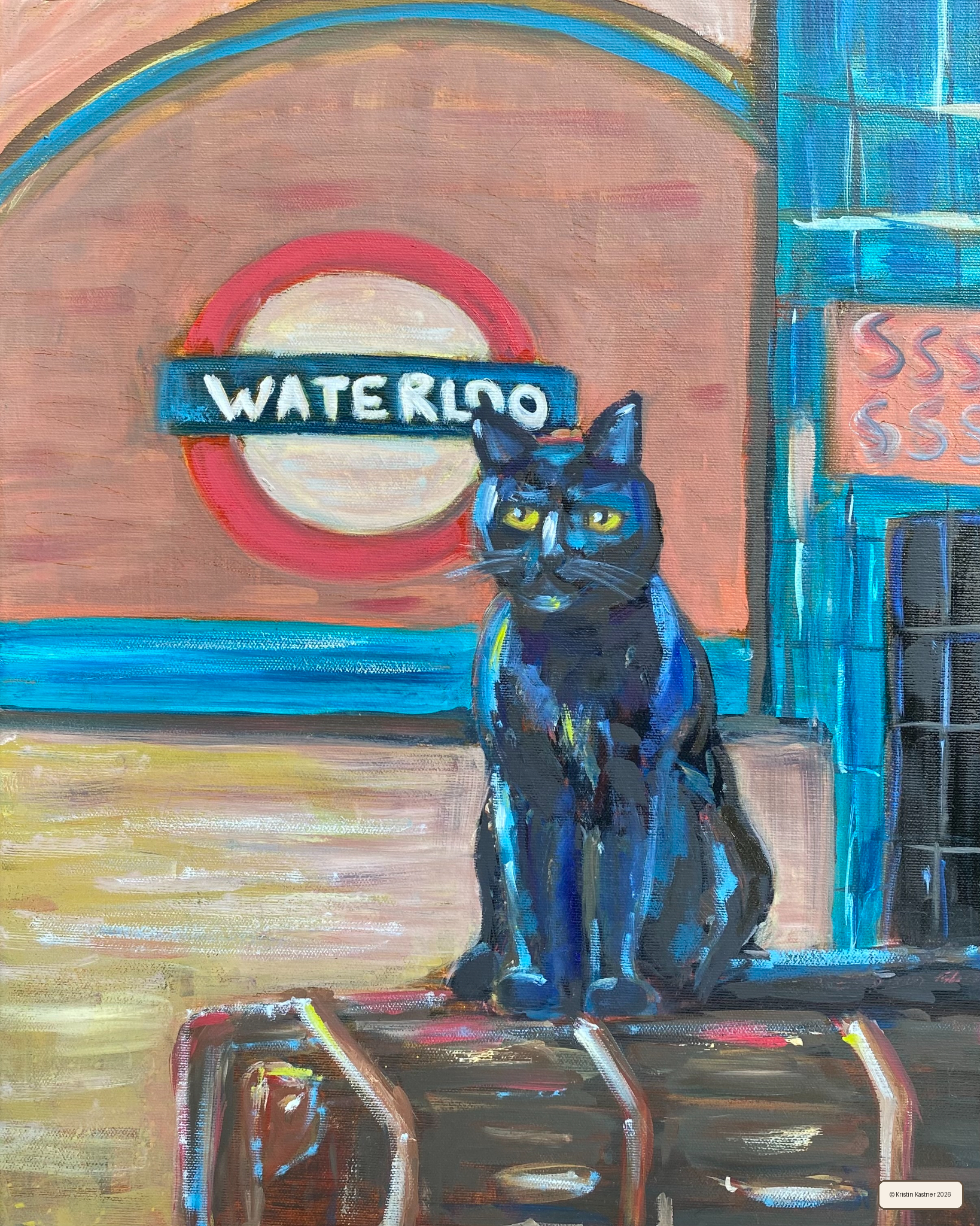 Clyro in London - Metro Cats Leinwandbild