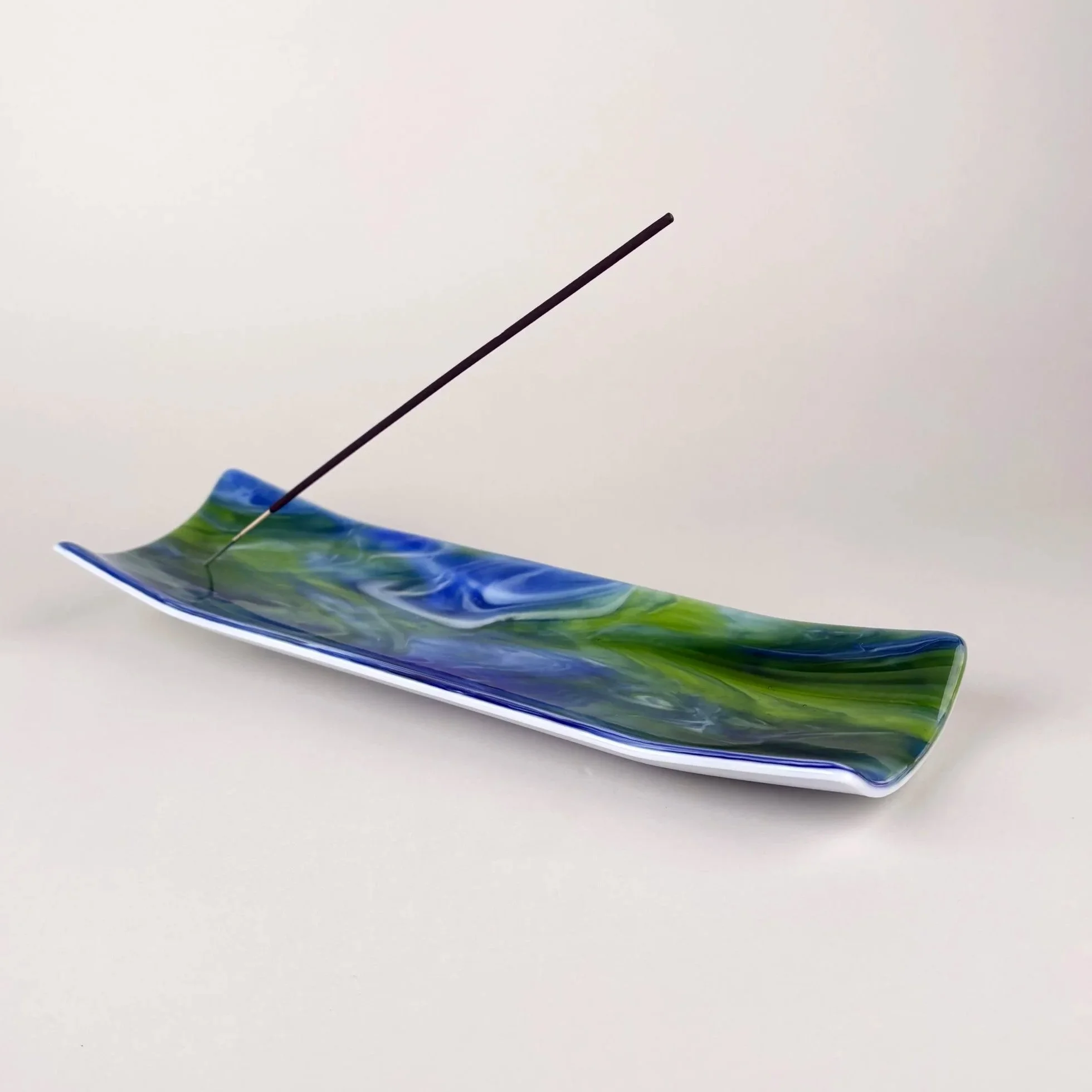 Incense Channel — Green & Blue