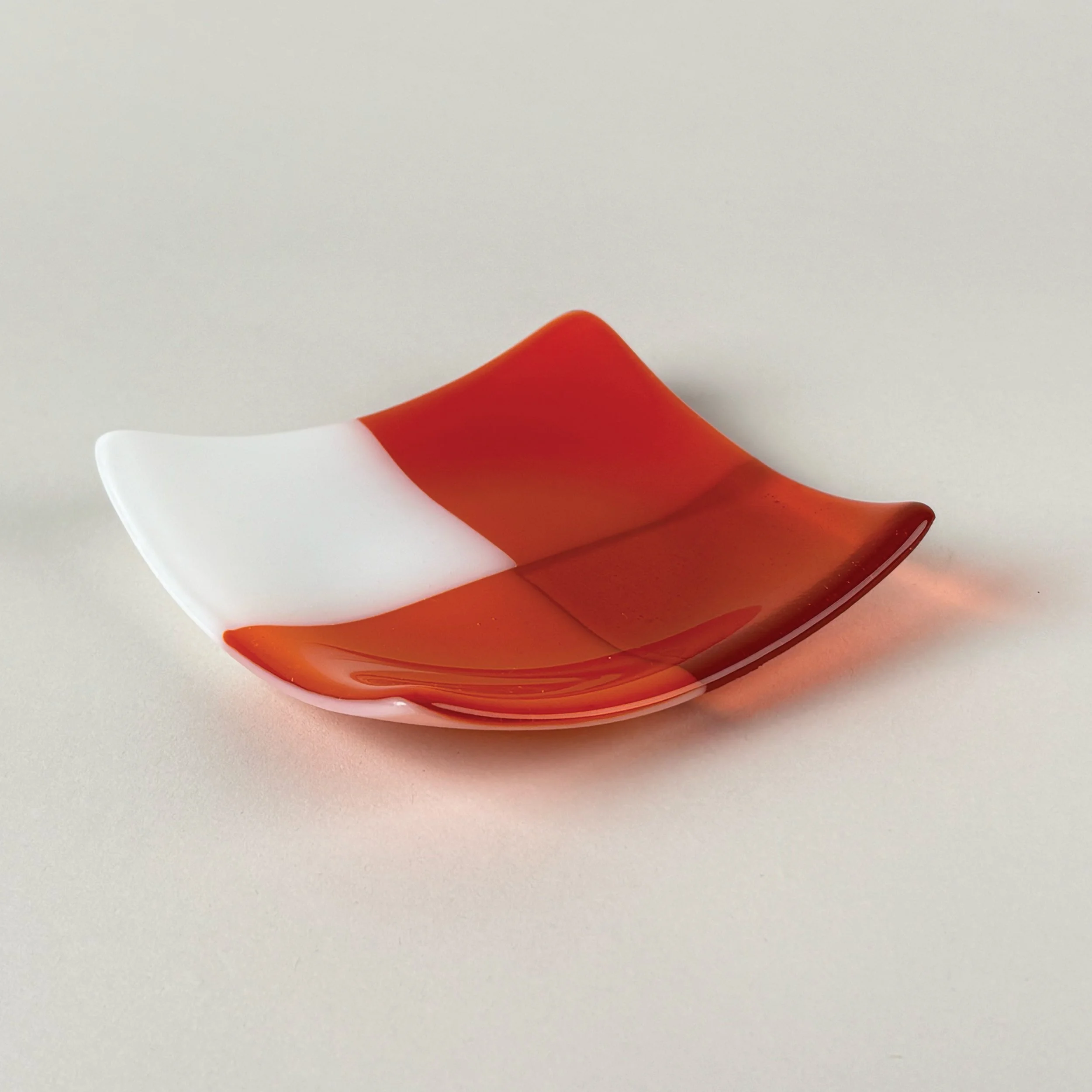 Everyday Dish — Orange & White Gingham