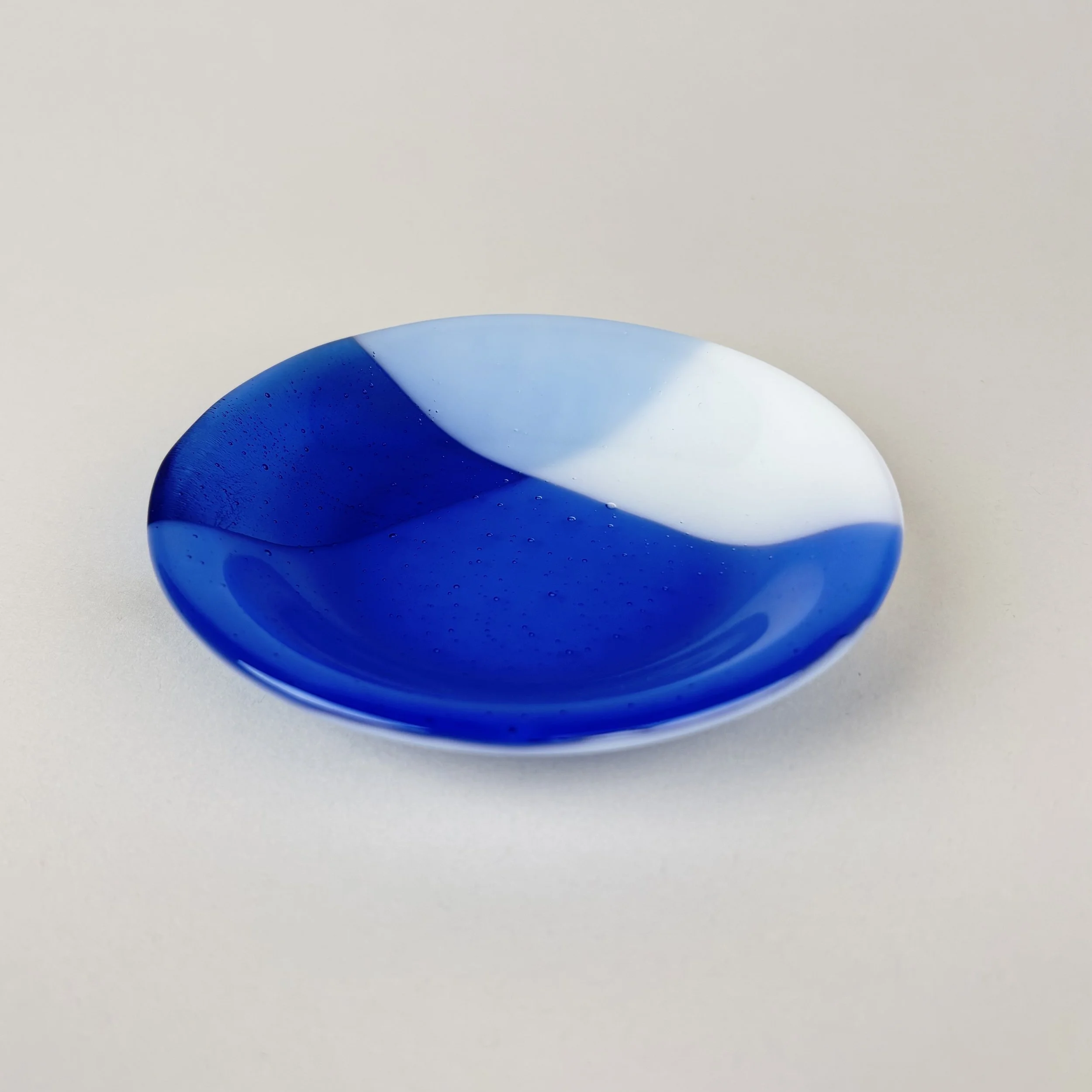 Everyday Bowl — Sky Blue & White Crisscross