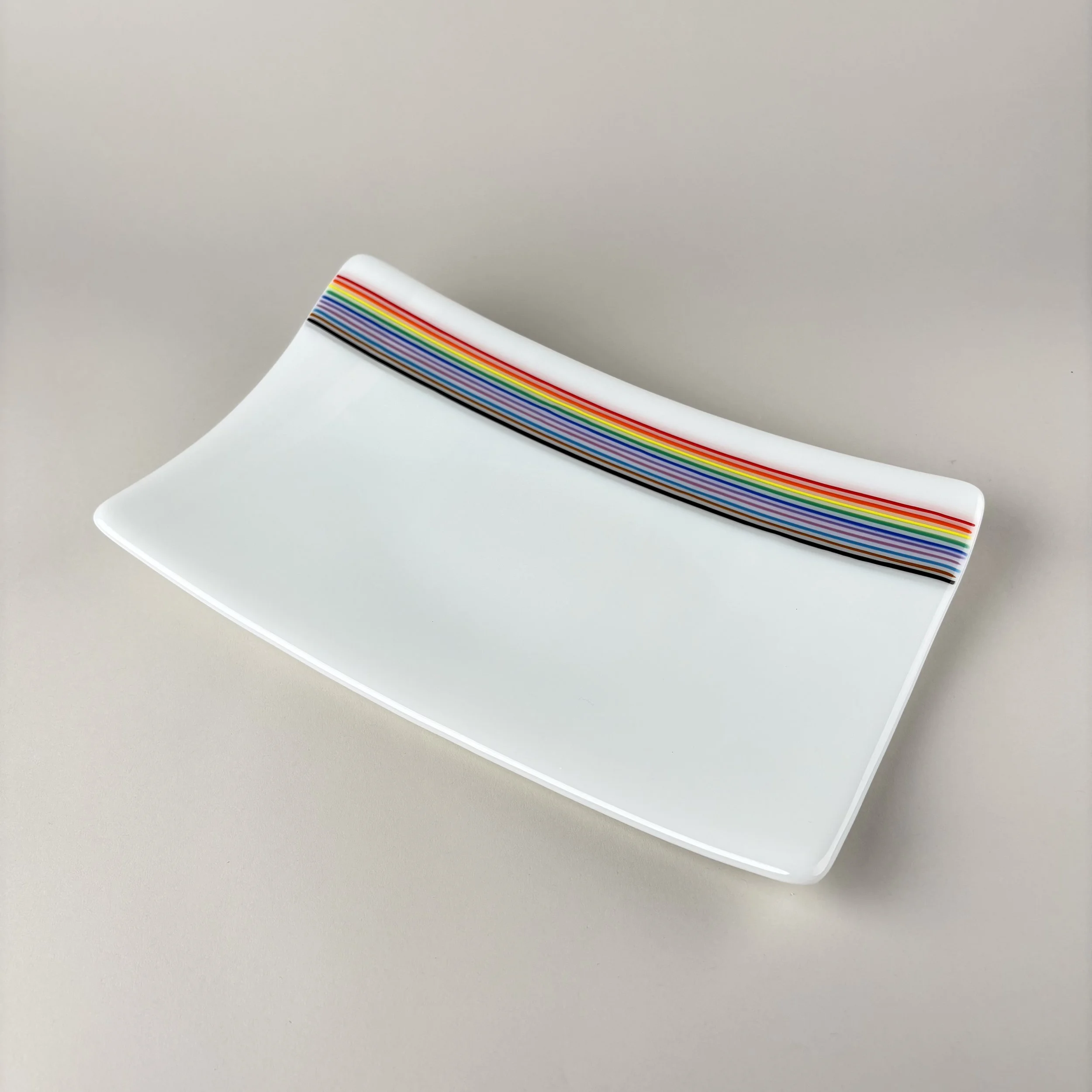 Social Justice Rainbow Accent Platter