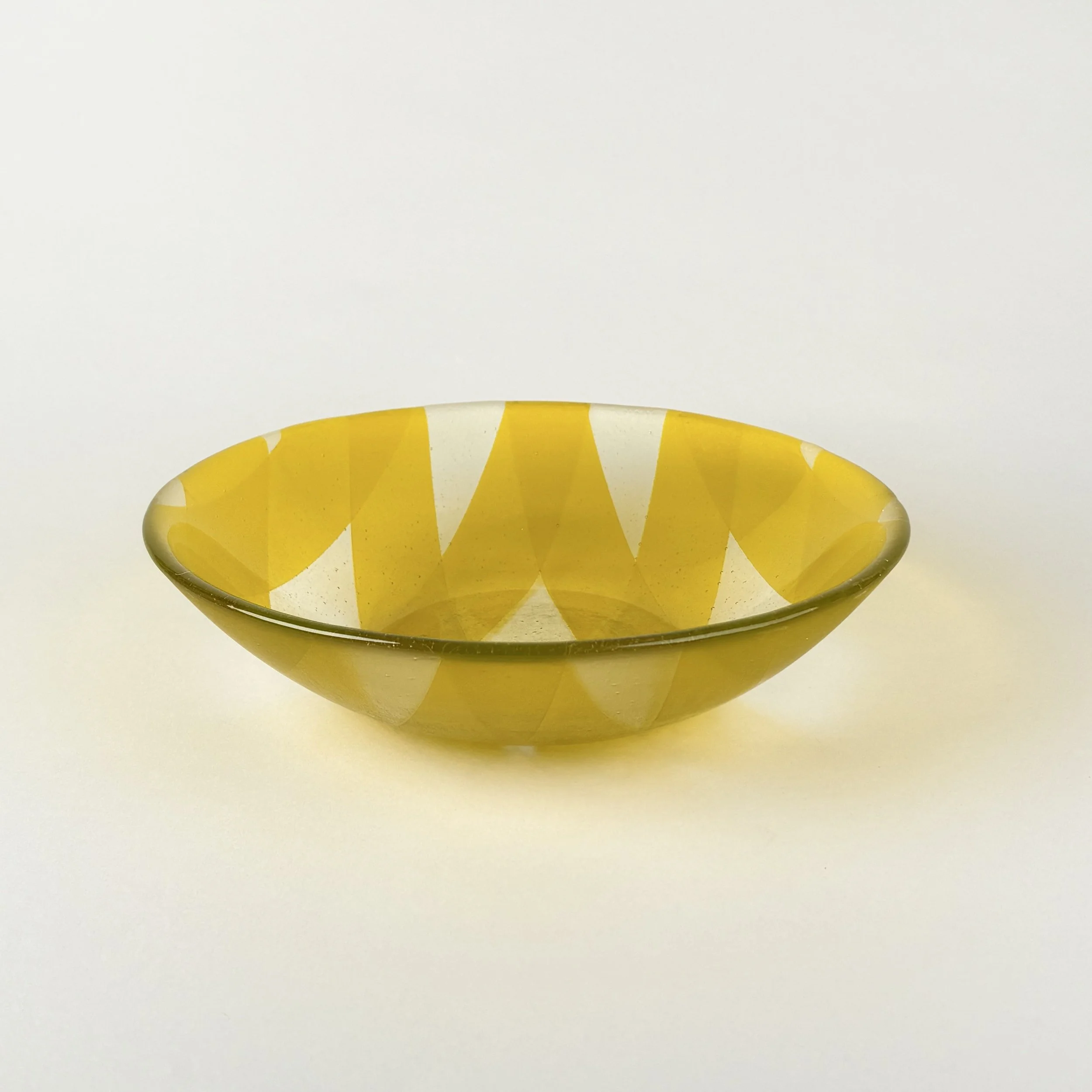 Yellow Lattice Bowl