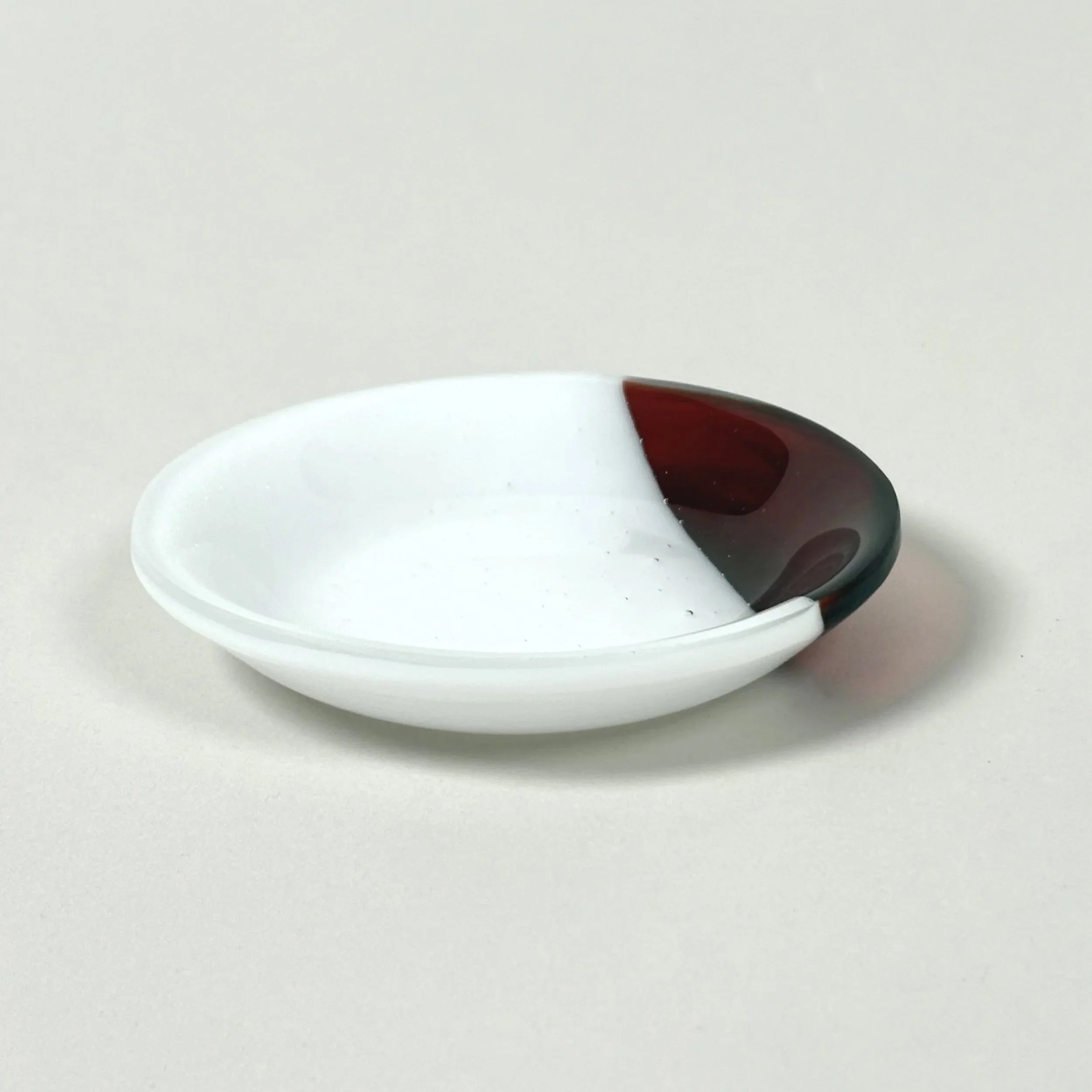 Everyday Bowl — White with Carnelian Accent