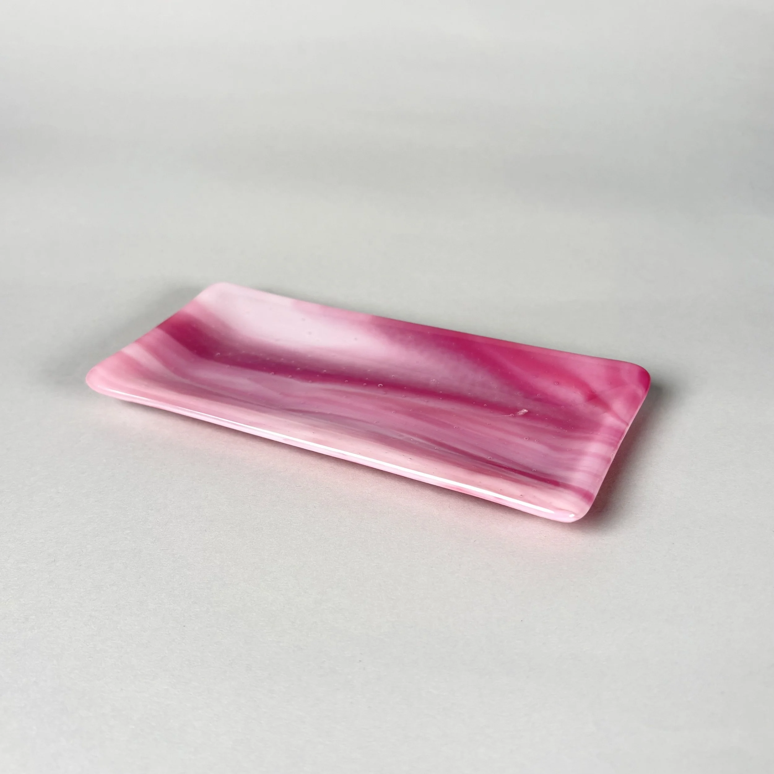Everyday Tray - Pink & White Streaky