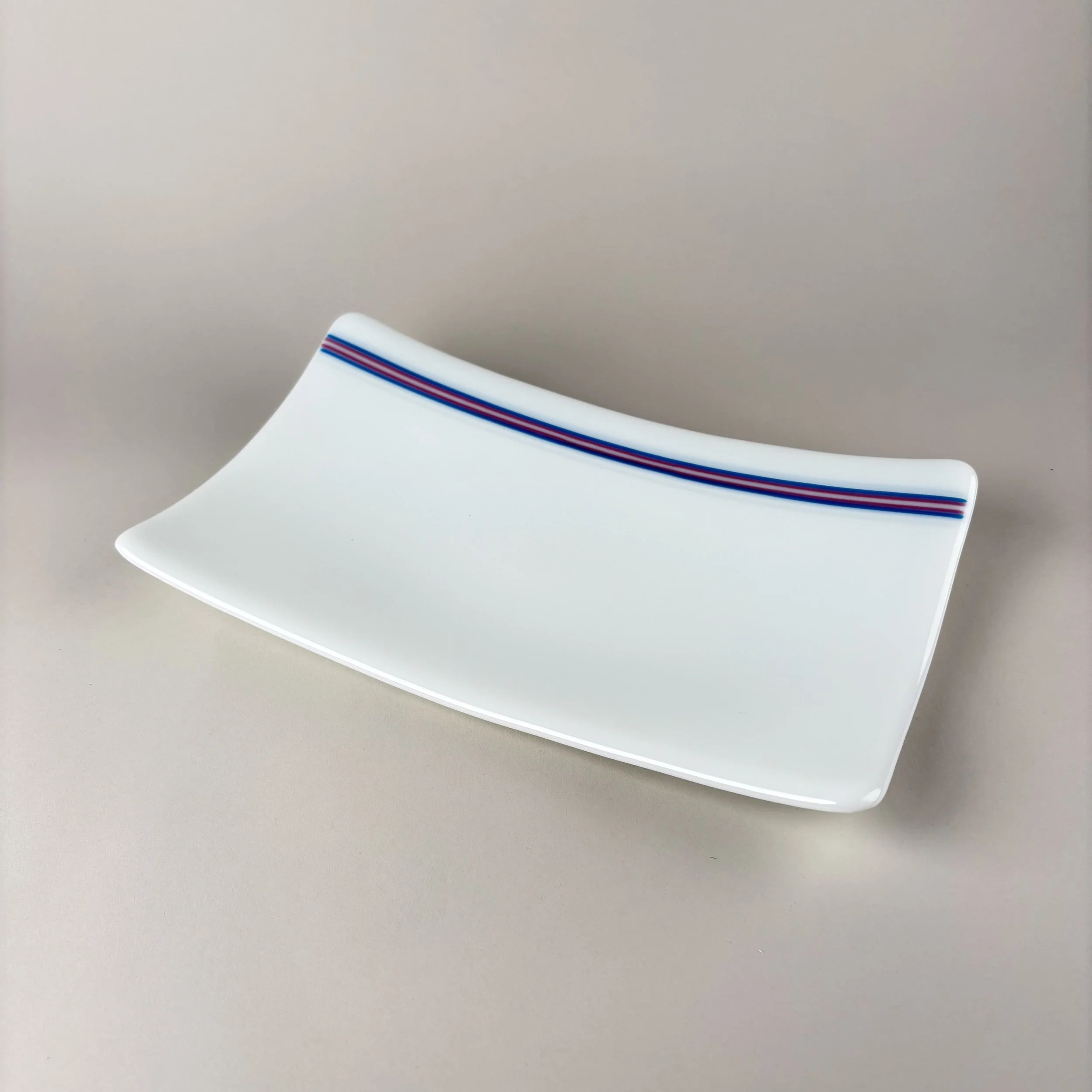 Trans Flag Accent Platter