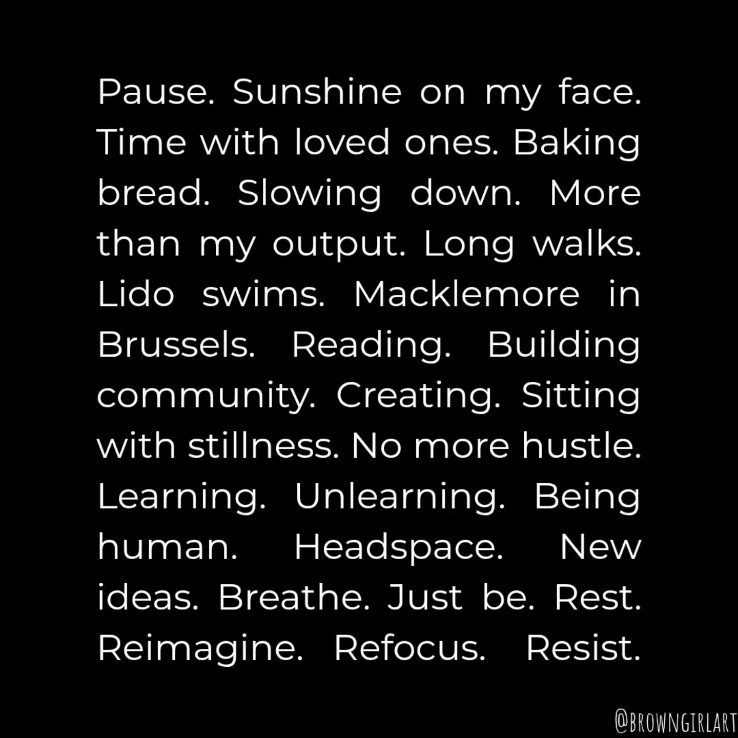 It's such a privilege to even talk of rest. And I know our exhaustion won't save us.

Sources tagged in slides.

#theshifasanctuary #restisrevolutionary #kermitknows #fullmoonsoundbath #pause