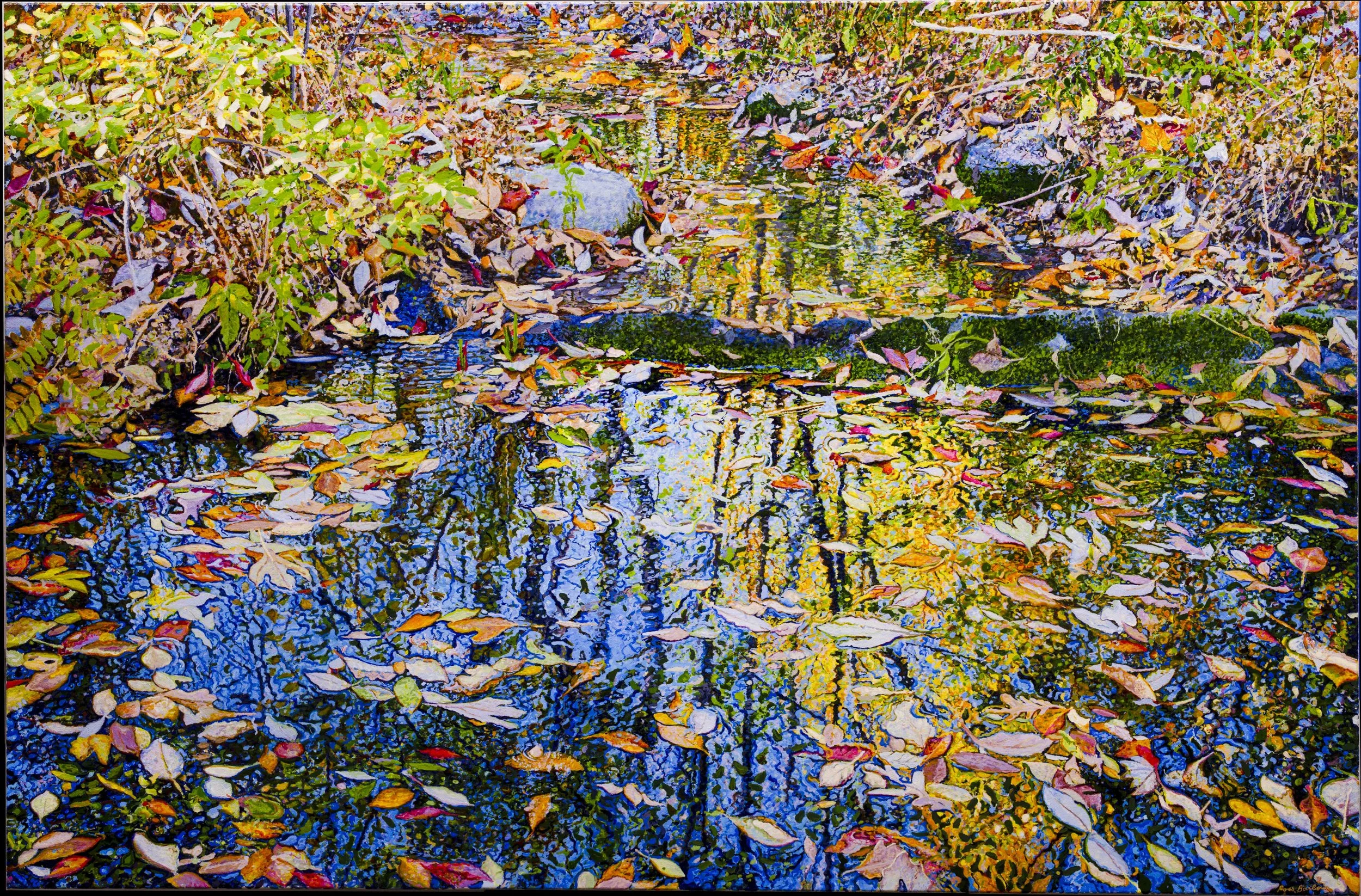 "Avalon: Autumn Light," Ross Barbera, Acrylic on Canvas, 48" x 32" 2025