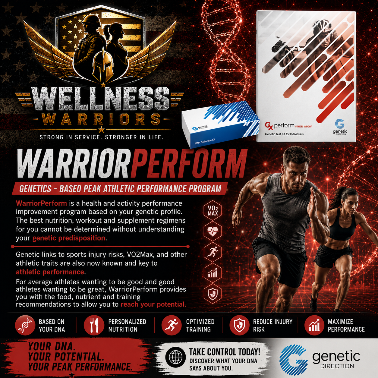 Warrior Perform Genetic Test