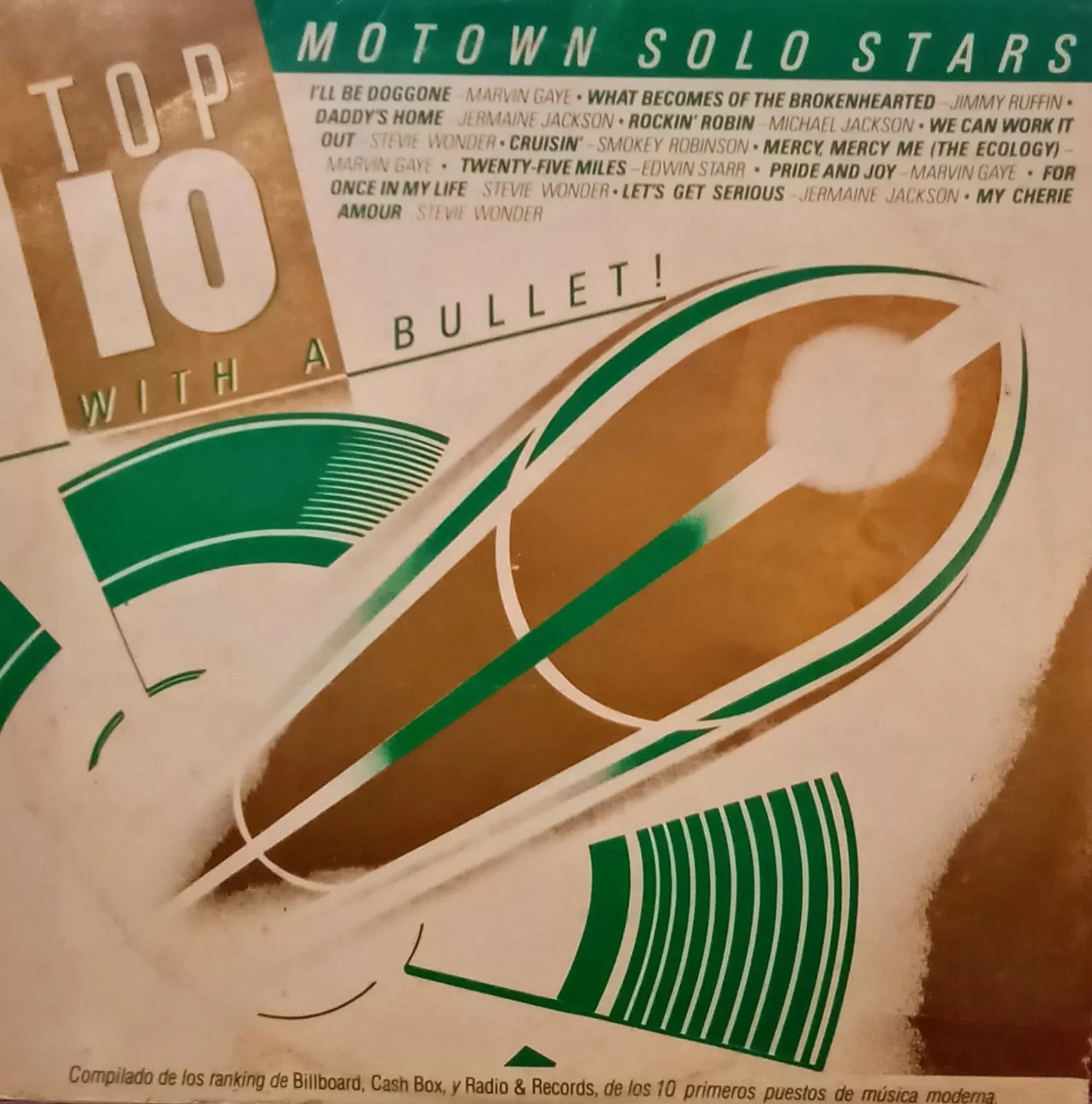 Various - Top 10 With a Bullet! - Motown Solo Stars LP