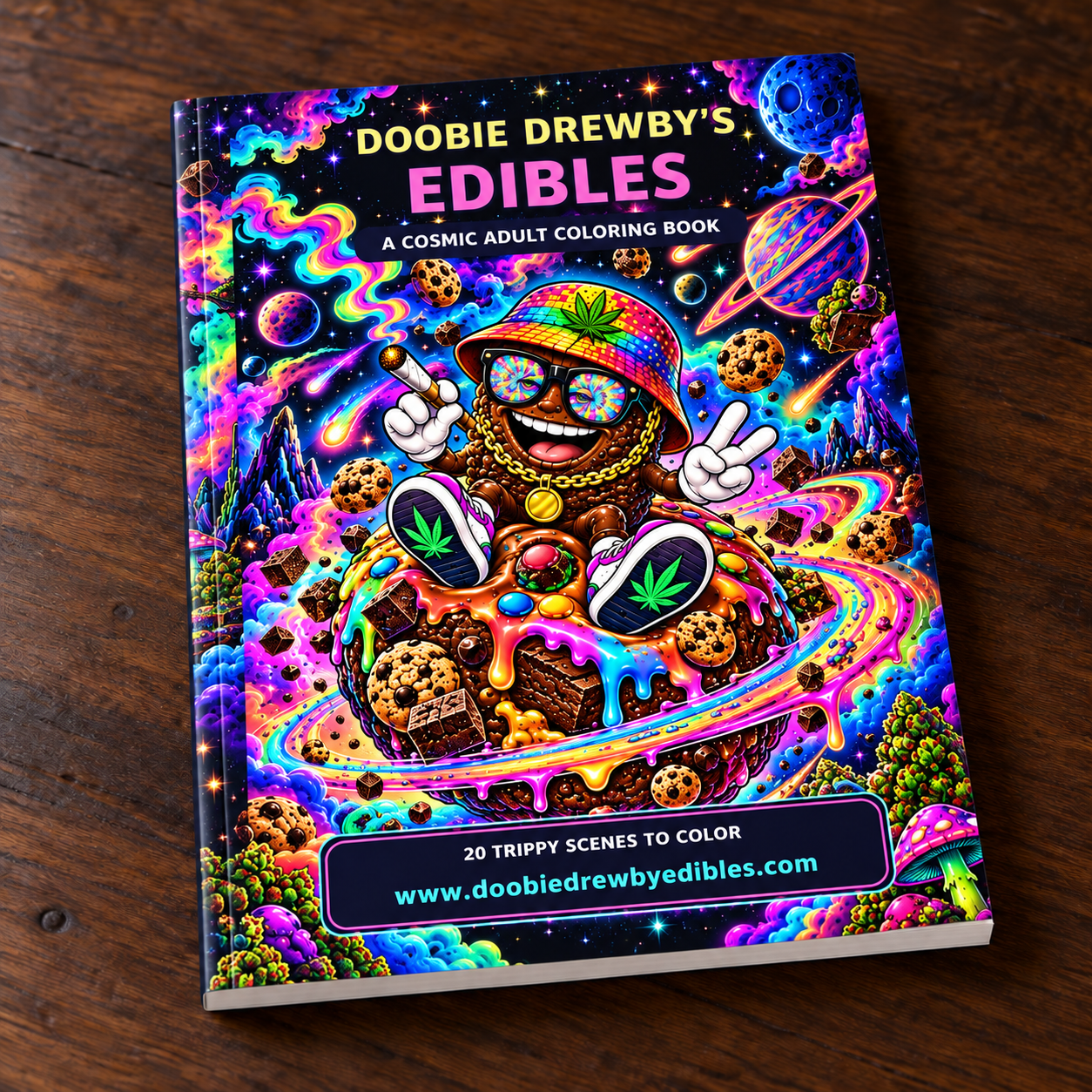 Doobie Drewby's: A Cosmic Adult Coloring Book