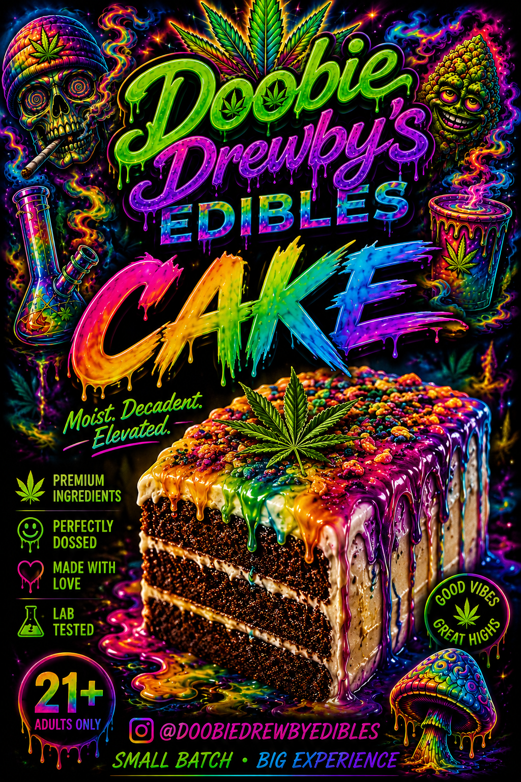 Double Dosed Cakes (alternates weekly)