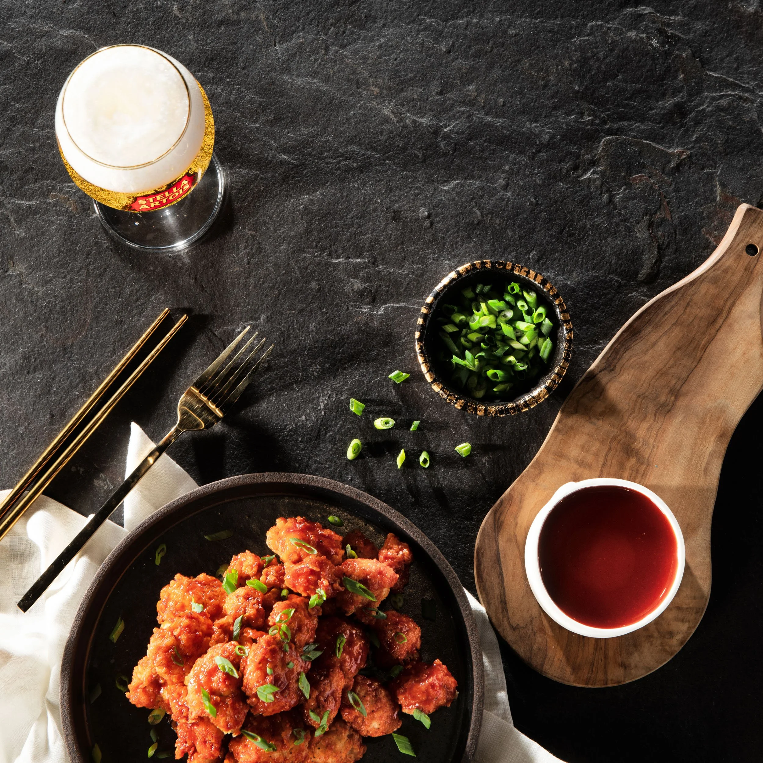 Dublin_Food_and_Drink_Photographer_El_Keegan_Stella_Artois_Shot 3 Korean Fried Cauliflower Plated Shot-037-Edit.jpg
