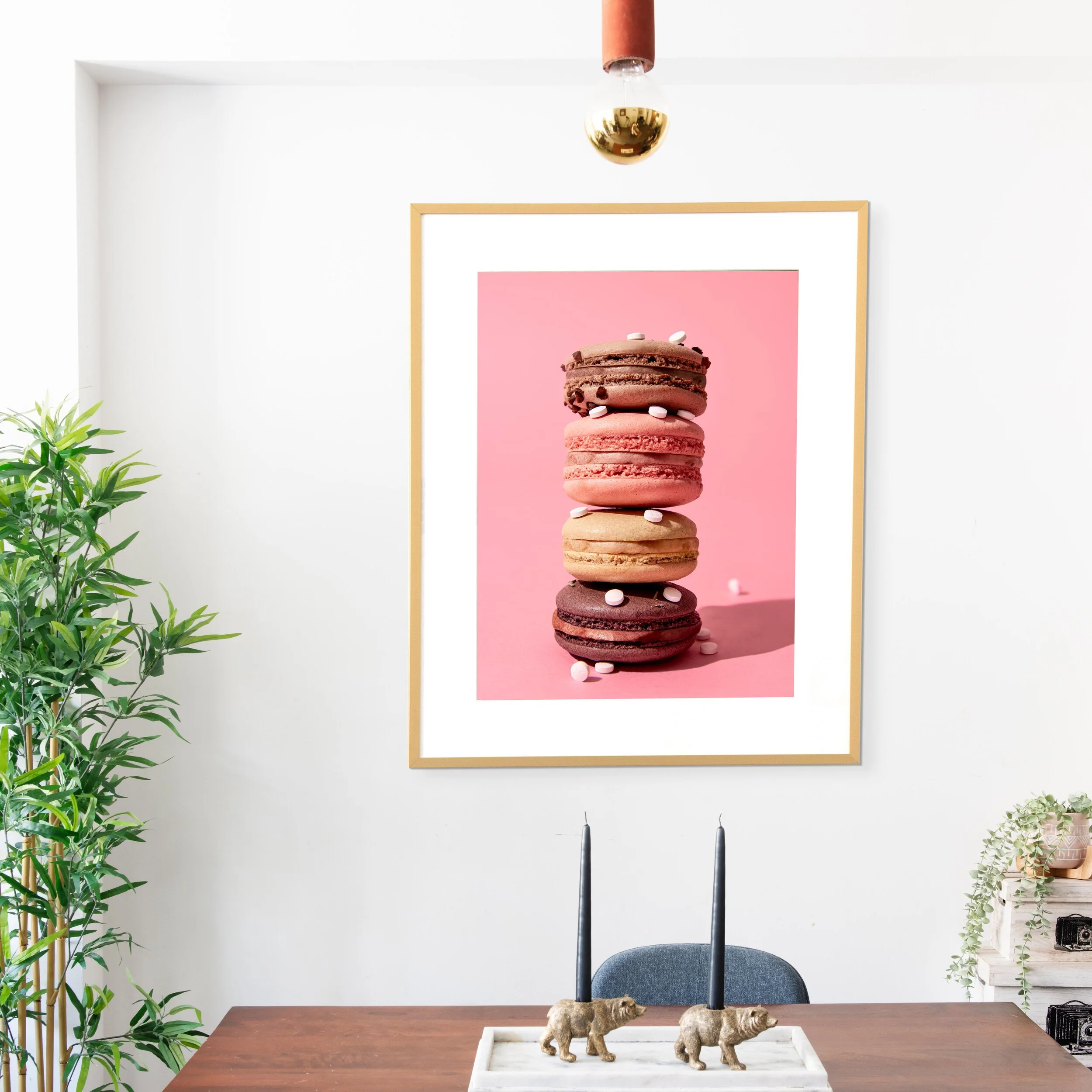 Gallery Wall-027 gold frame macaron.jpg