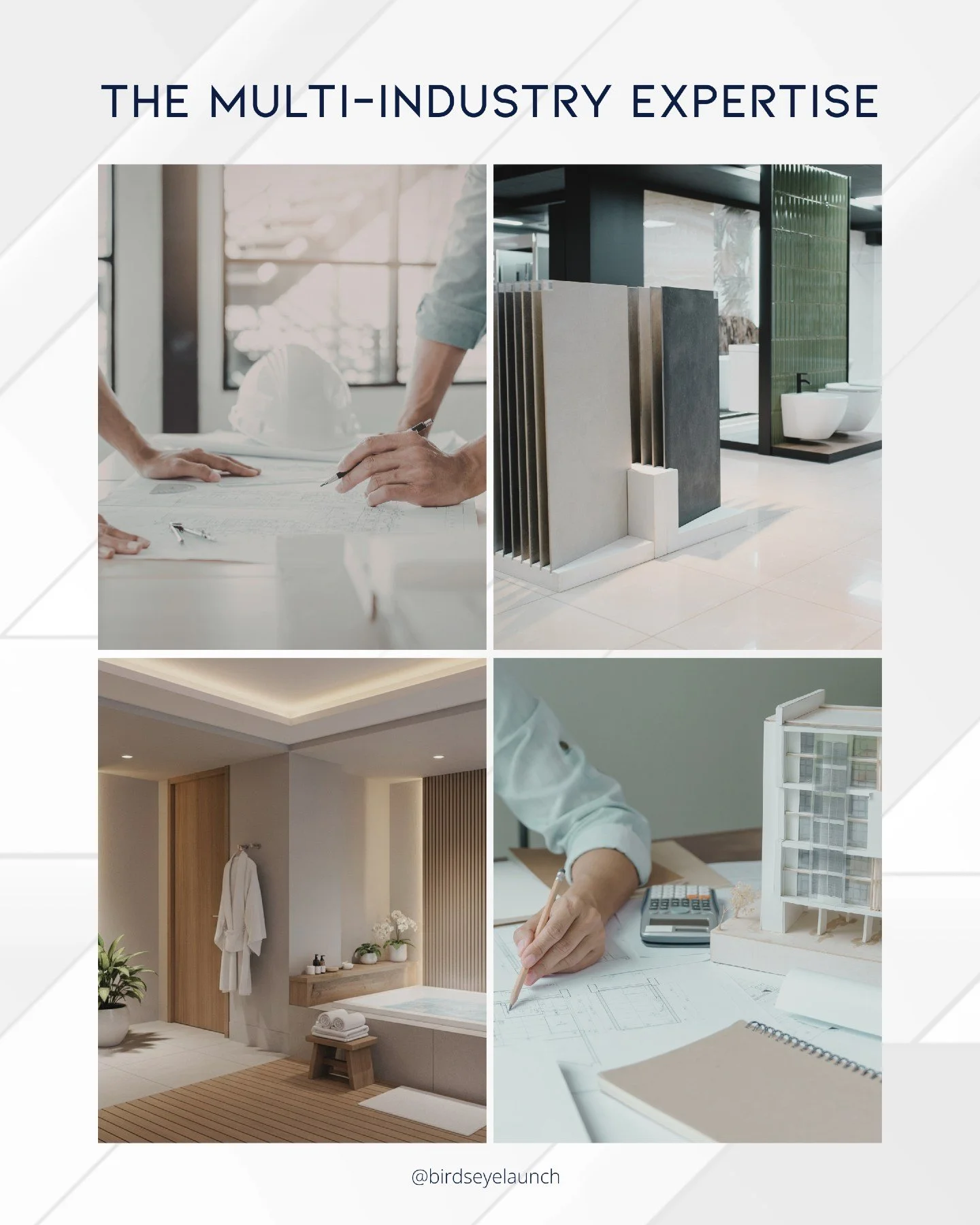 At Birdseye Launch, we don't believe that one size fits all. With over two decades of experience in business ownership, bespoke interiors, high end furniture and decor as well as the flooring industry, we have a deep understanding that each and every