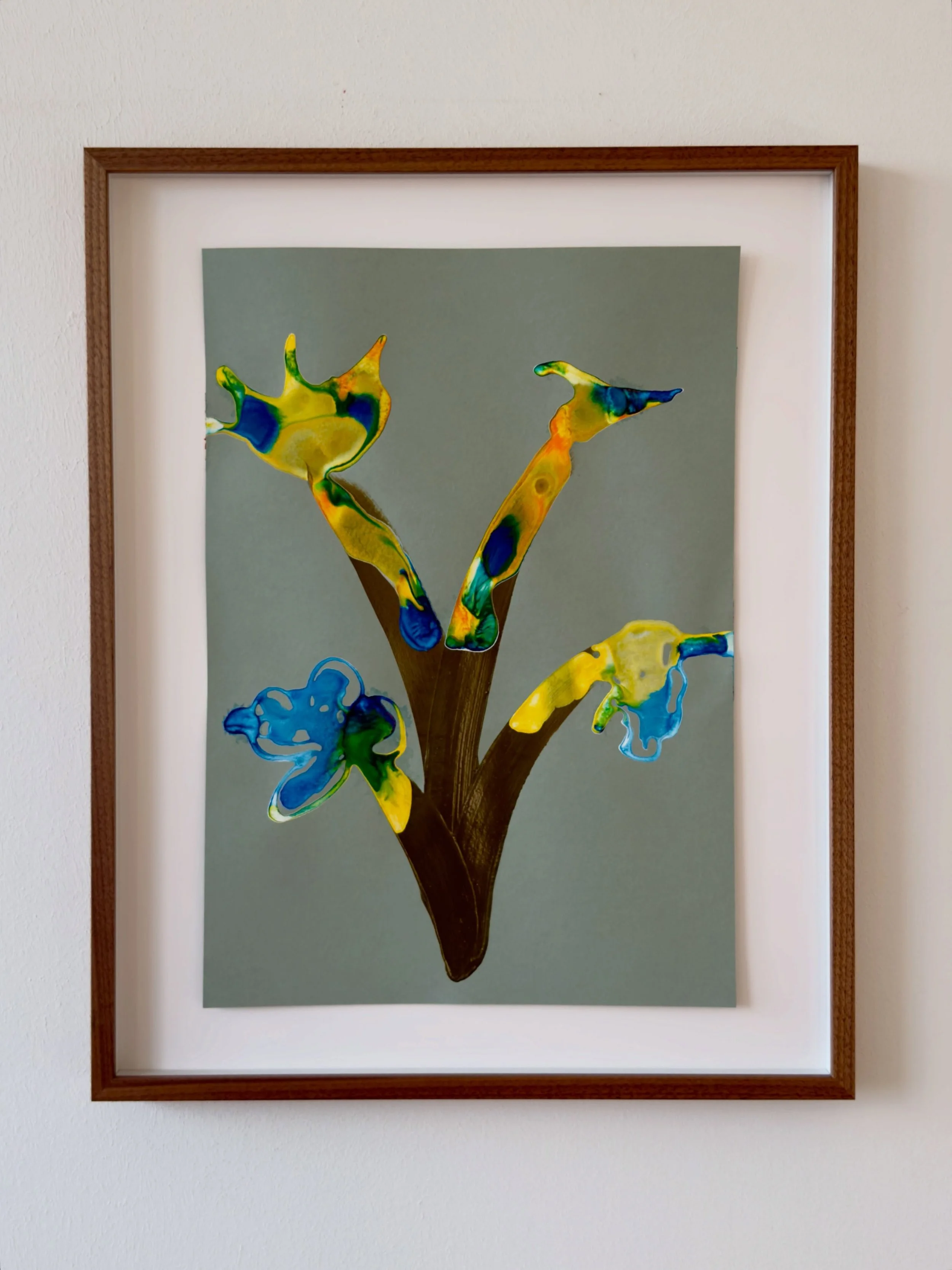 MELTING FLOWERS I, 2026
acrylic on paper 
42 &times; 29,7 cm (16,5 &times; 11,7 in)

framed @halberahmen 50 &times; 40 cm (19,6 &times; 15,7 in)

Available for sale. Where would you hang this?

#contemporaryart #abstractpainting #artcollector #origin