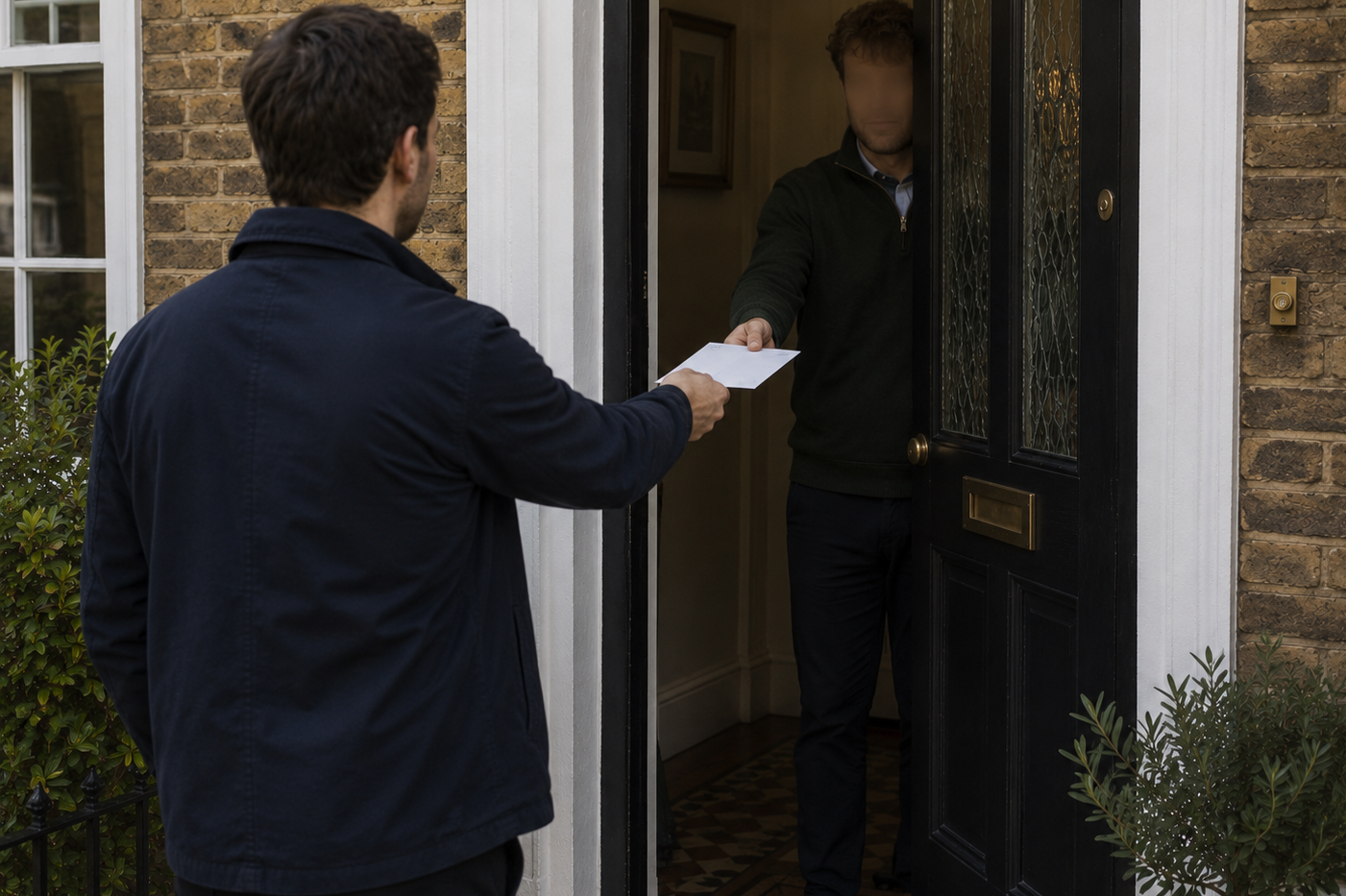 Private investigator offering process serving