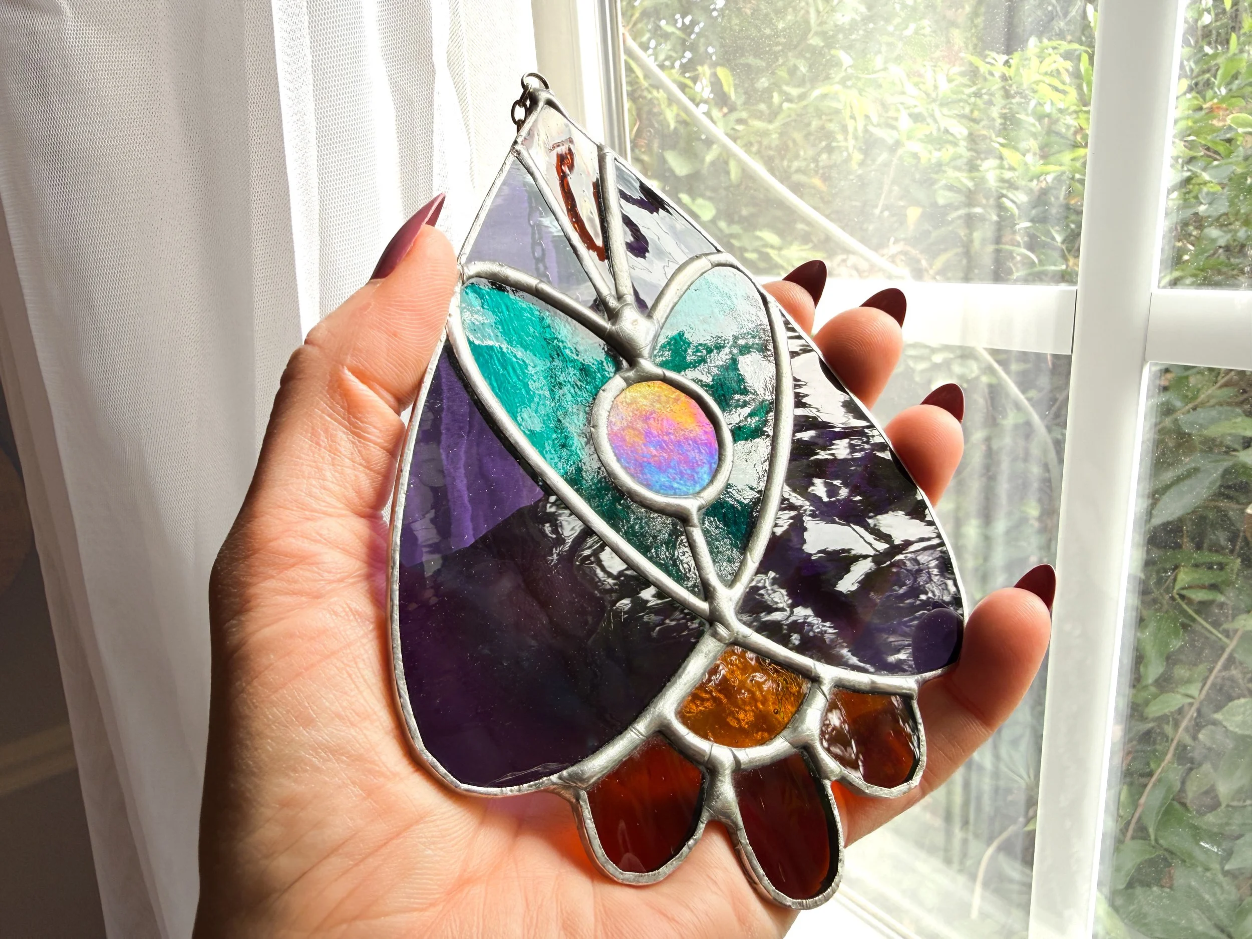 Stained Glass planchette: iridescent